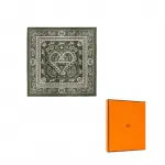 HERMES Шелковый  кашемировый  шарф Women's Green - фото