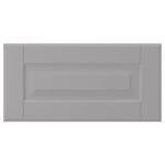 Фронтальная часть ящика, серая, 40х20 см IKEA Bodbyn - фото