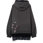 Многослойный худи Maison Mihara Yasuhiro, черный - фото 3