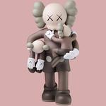 KAWS Фигурка Clean Slate из винила Brown - фото 4
