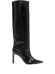 Сапоги до колена с острым носком COPERNI, черный - фото