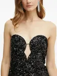 Мини-платье с пайетками Bardot, черный - фото 3