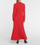 Шелковое платье-рубашка Myra The Row, Goji Berry - фото 3