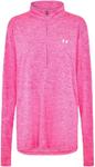 Толстовка Under Armour Women's Tech Twist Quarter Zip, (601) Bittersweet Pink/White - фото