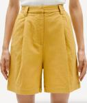 Лия Хлопковые бермуды в желтом цвете Thinking MU - фото