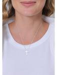 Elli Колье с крестом из серебра 925 пробы - фото 6