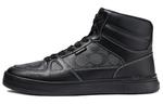 Кроссовки COACH Skateboard Shoes Men High-Top Black - фото