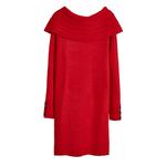 Платье с длинным рукавом весеннее Women's ELLE, red - фото 4