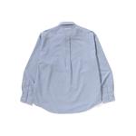 Рубашка Oxford Ape Head A BATHING APE, белый - фото 4