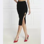 Шерстяная юбка Pinko, черный - фото 2