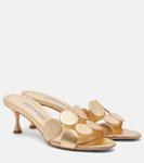 Haribalmu 50 кожаные мюли Manolo Blahnik, 7103 Gold - фото