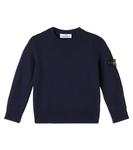 Свитер Compass Stone Island Junior, темно-синий - фото