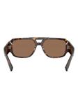 Dolce & Gabbana Eyewear солнцезащитные очки-пилоты, коричневый - фото 4