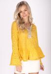 Блуза IZIA, желтый - фото 3