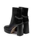 Ботильоны на блочном каблуке MICHAEL Michael Kors Carlisle Leather Platform Boot 40F4CLME1L, черный - фото 3
