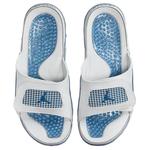 Шлепанцы Jordan Air Jordan 4 мужские, Gray/Blue - фото 4