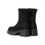 Женские ботинки Black/Coffee BELLE, черный-Fleece-Lined - фото 6