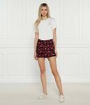 Шорты женские Hugo Bodywear пижамные с принтом, черный/красный - фото 2