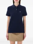 Рубашка поло из пике Lacoste, синий - фото