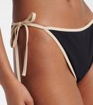 Трусики бикини из джерси Toteme, черный - фото 4