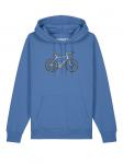 Толстовка wat? Apparel Sweatshirt Doodle Bike, цвет Bright Blue - фото 2
