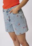 Джинсовые шорты KABABETH Kaffe, цвет Blue Denim Red Flower Emb. - фото 4