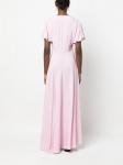 Vivetta платье макси со сборками, розовый - фото 4