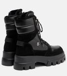 Сапоги-мартинги Sapporo из замши и кожи Bogner, Black - фото 2