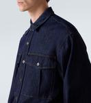 Джинсовая рубашка Dries Van Noten, индиго - фото 6