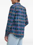 Рубашка с узором Ps Paul Smith, синий - фото 3