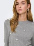 ONLY Свитер 'ONLVenice' в сером цвете - фото 4