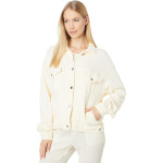 Куртка MONROW Supersoft Fleece Denim Style Jacket, цвет Butter Cream - фото 4