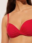 Верх бикини с пуш-апом CALZEDONIA, цвет mottled red - фото 3