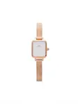 Наручные часы Quadro Mini Melrose 18 мм Daniel Wellington, белый - фото
