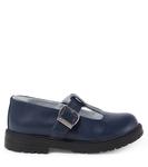 Кожаные лоферы Monnalisa, Blu Scuro - фото 4