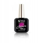 Мл Nails Company - Glam Top Coat Pink 6 - фото
