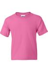 Молодежная футболка Gildan DryBlend, цвет azalea - фото