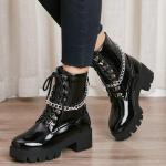 Женские боевые ботинки Parisuit, Black - фото 6