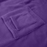 Мягкое одеяло Lumaland TV Handy &Fußtasche, сирень - фото 7