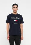 Футболка Tommy Hilfiger EMBRO FLAG TEE, Desert Sky/Dark Blue - фото