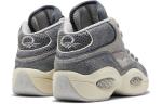 Кроссовки question mid 'grey suede' Reebok, коричневый - фото 4
