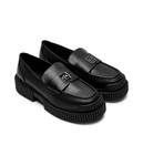 Кожаные мокасины Armani Exchange, черный - фото 3