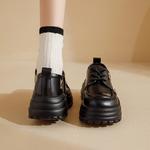 Лоферы женские черные Agsdon - фото 4