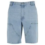 Шорты Urban Classics Open Edge Two Knee denim, синий - фото 3