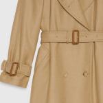 Тренчкот женский верблюжий Gucci - фото 6
