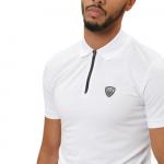 Футболка поло мужская белая EMPORIO ARMANI - фото 5
