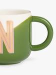 Фарфоровая кружка Alphabet John Lewis, N - фото 2