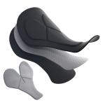 Женские шорты для горного велосипеда EXPL 500 - черные Rockrider - фото 7