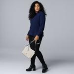 Уютная туника plus size Simply Vera Vera Wang, Madison Berry - фото 4