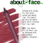 Матовый карандаш для губ about-face, Lockdown (matte brick) - фото 4